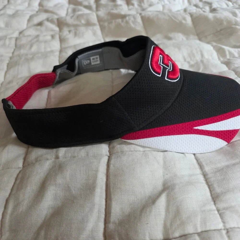 New Era NASCAR Visor Austin Dillon 3 Black Red OSFM NWT Signed Racing Hat